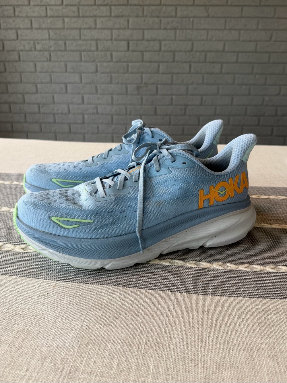 Hoka Clifton 9 Dusk Blue Men’s Athletic Shoes Size 11 - Picture 6 of 9